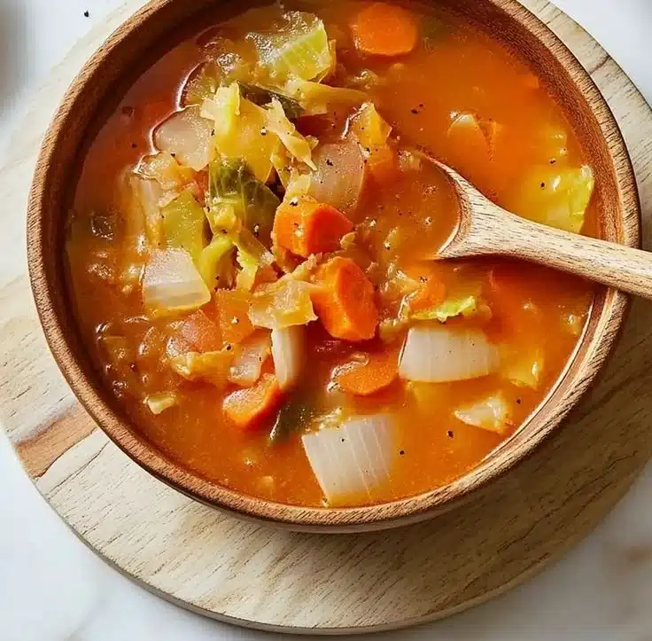 Low Calorie Cabbage Fat Burning Soup