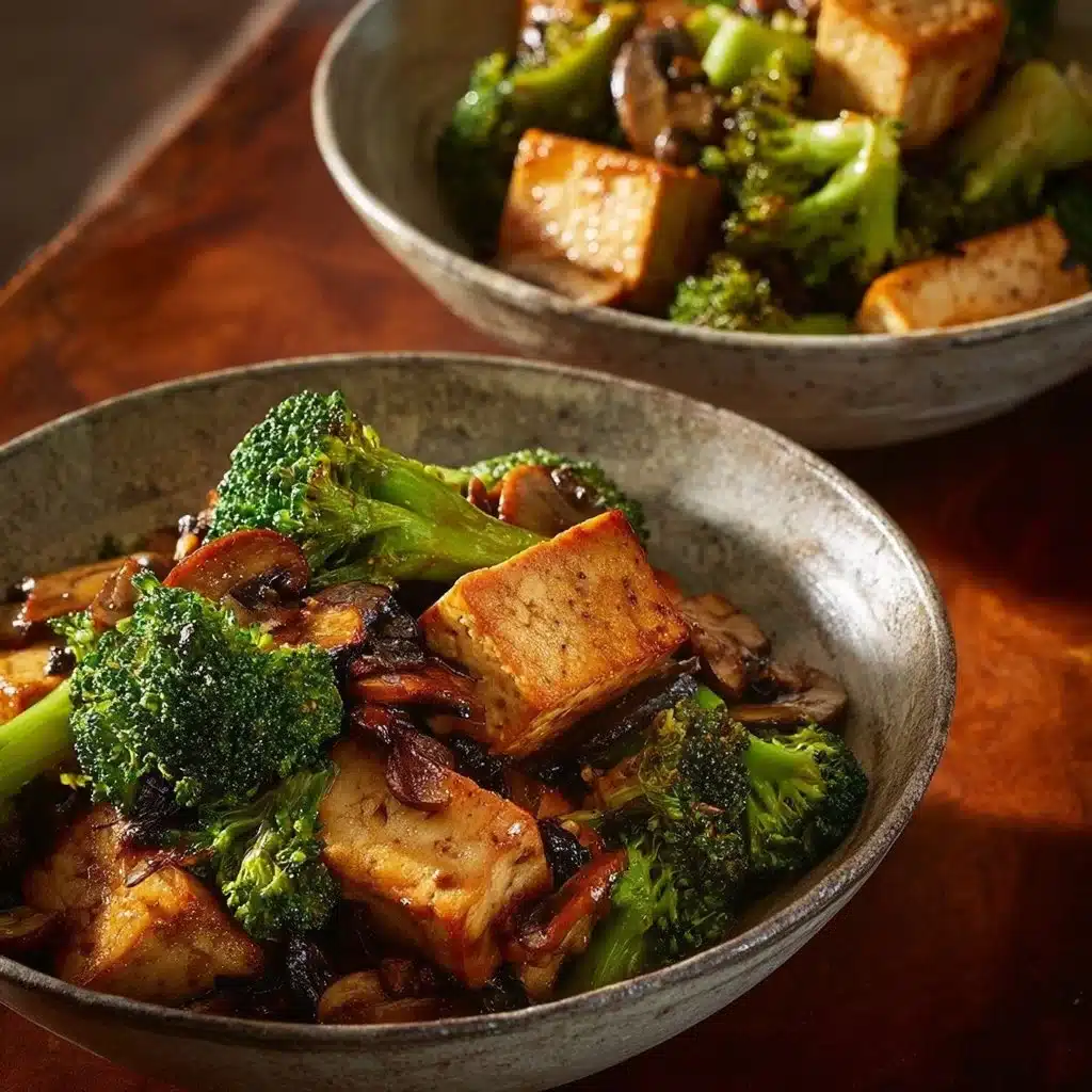 Mushroom and Tofu Stir-Fry