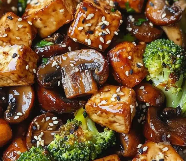 Mushroom and Tofu Stir-Fry