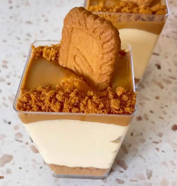 No Bake Biscoff Cheesecake Cups