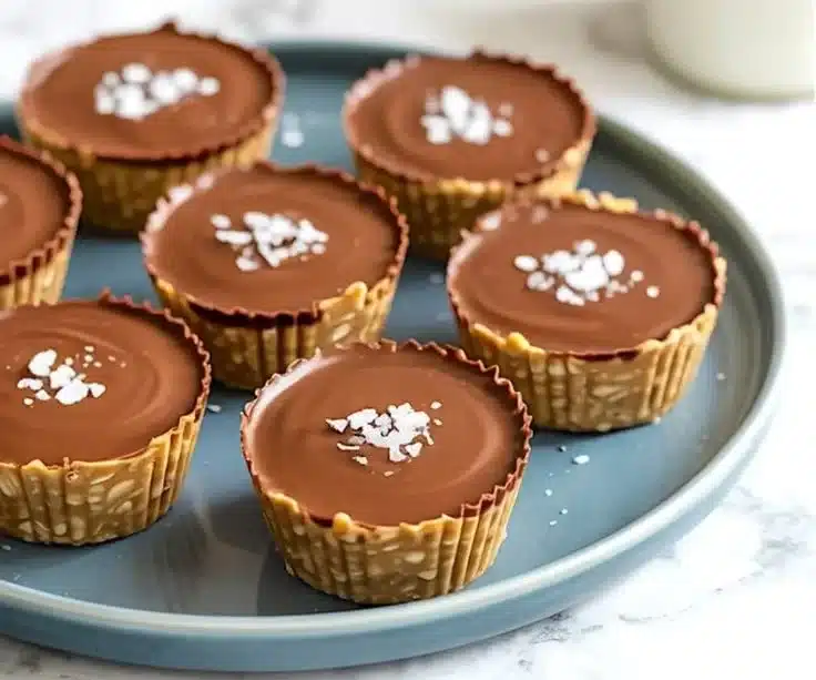 No-Bake Peanut Butter Oat Cups