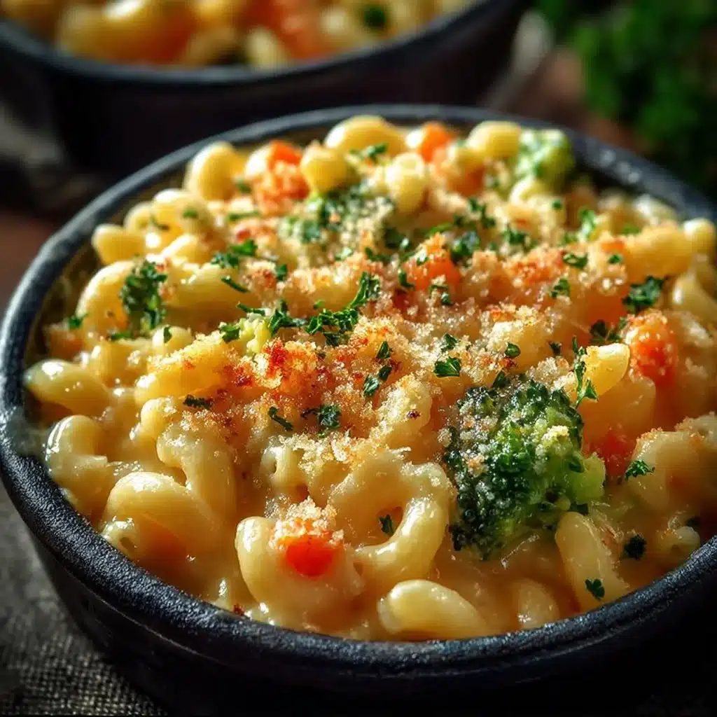 One Pot Veggie Mac and Cheese