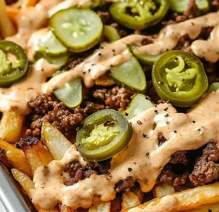 Savory Smash Burger Fries