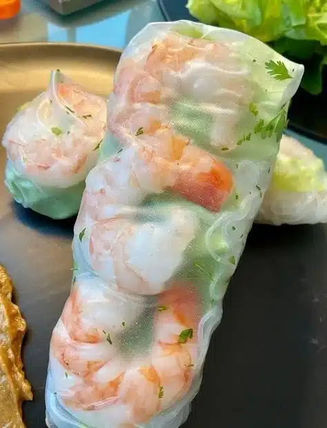 Shrimp and Avocado Spring Rolls
