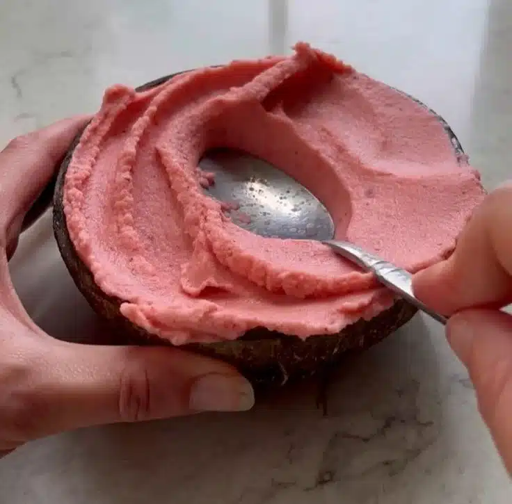 Thick Strawberry Pineapple Smoothie Bowl (No Banana)