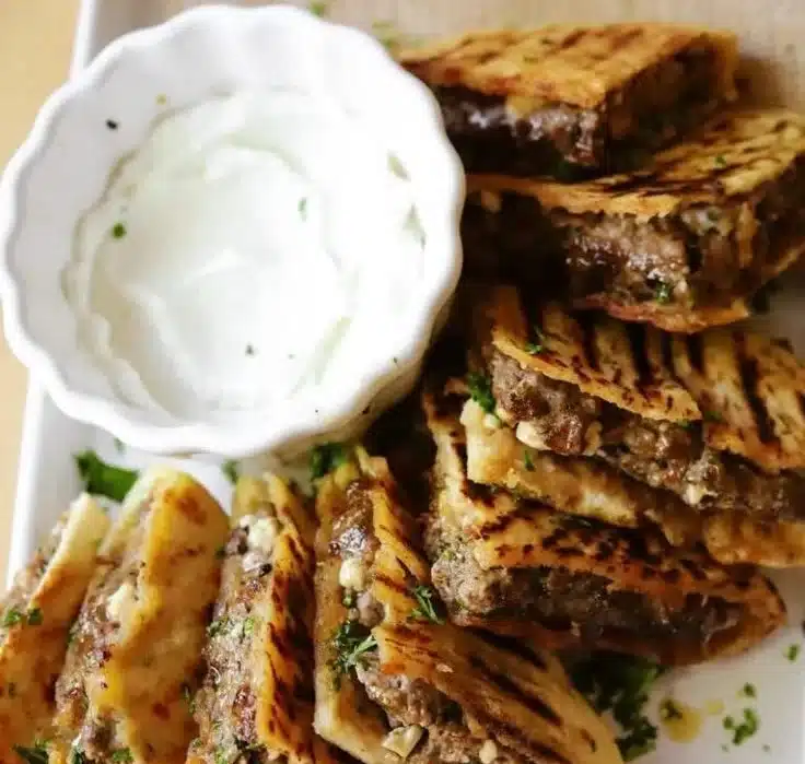 Arayes – Meat Stuffed Pita