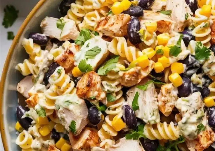 BBQ Chicken Pasta Salad