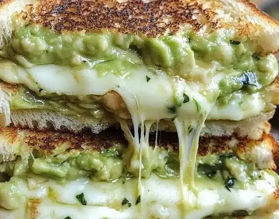 Creamy Avocado Grilled Cheese