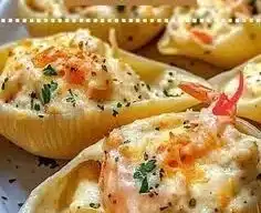 Creamy Seafood Stuffed Shells