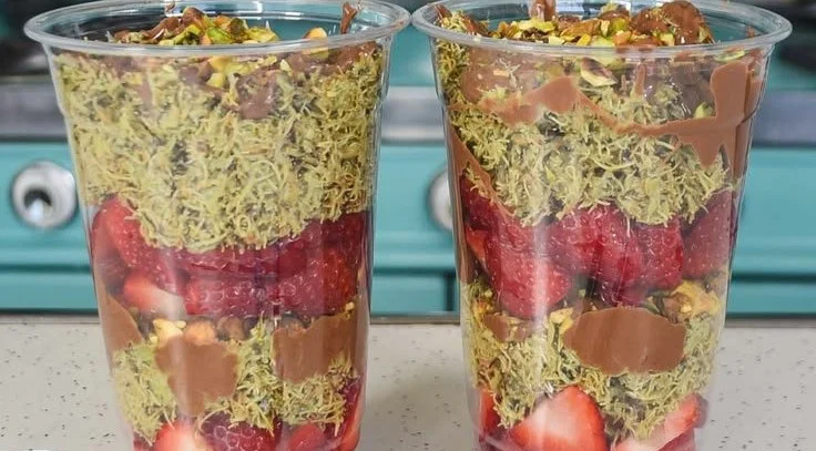 Dubai Strawberry Cups