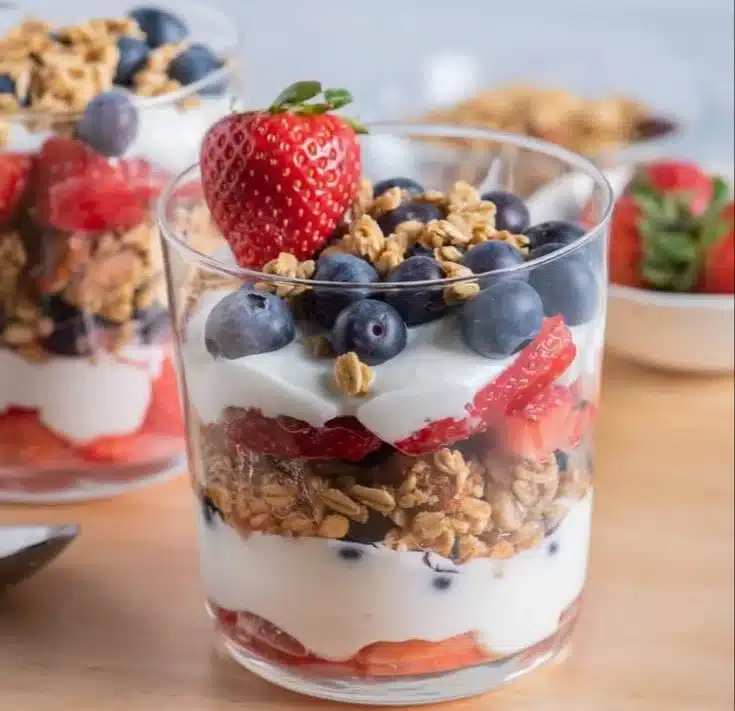 Fruit & Yogurt Parfaits with Granola
