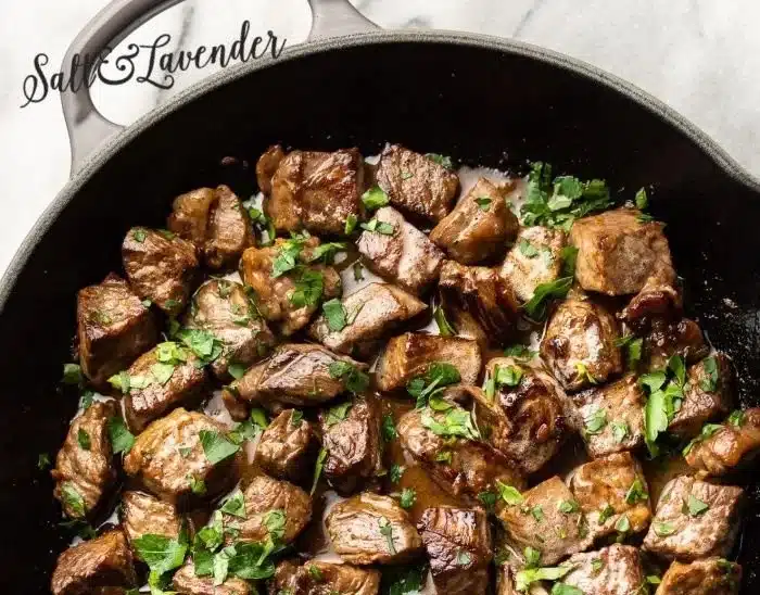 Garlic Steak Bites