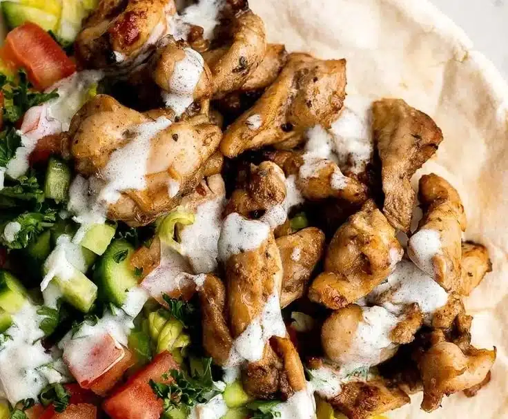 Homemade Chicken Shawarma