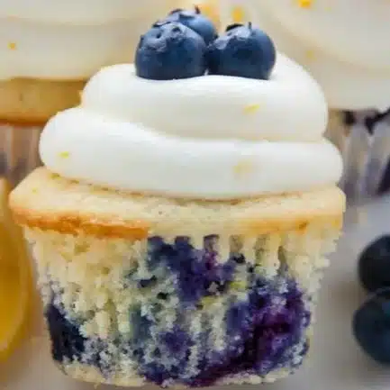 Lemon Blueberry Cupcakes