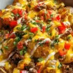 Loaded Southwest Potato Bowls topped with fresh ingredients and spices