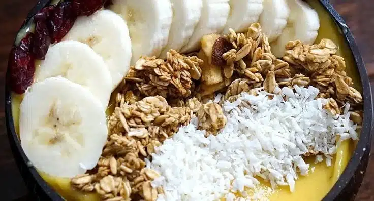 Mango Banana Smoothie Bowl