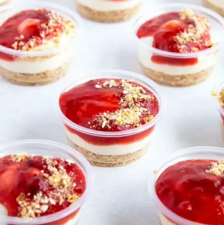 Strawberry Cheesecake Dessert Cups