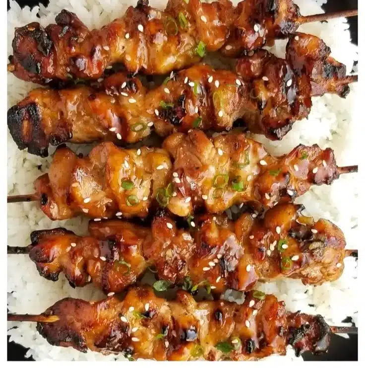 Teriyaki Chicken Skewers