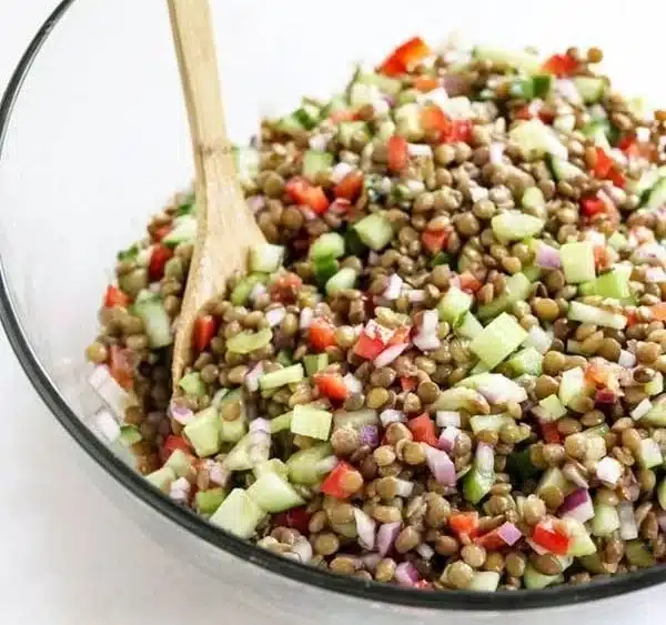 The BEST Lentil Salad